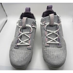 Nike Air VaporMax Sneakers Youth Size 6 2021 Gray/Pink Multicolored